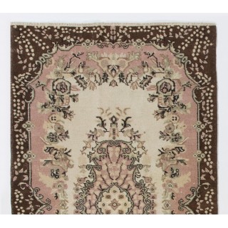 Vintage Handmade Turkish Accent Rug for Rustic, Country & Farmhouse Decor