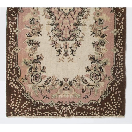 Hand-Knotted Vintage Turkish Rug, Ideal for Home & Office Decor