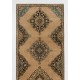 Vintage Oushak Runner. Hallway rug Authentic wool carpet from Turkey