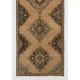 Vintage Oushak Runner. Hallway rug, Handmade wool carpet from Turkey