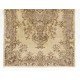One-of-a-Kind Vintage Handmade Turkish Oushak Rug