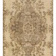 One-of-a-Kind Vintage Handmade Turkish Oushak Rug