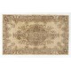 One-of-a-Kind Vintage Handmade Turkish Oushak Rug