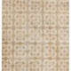 Floral Patterned Vintage Handmade Anatolian Accent Rug Floral Patterned Vintage Handmade Anatolian Accent Rug