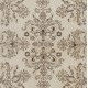 Floral Garden Design Hand-knotted Vintage Turkish Area Rug in Neutral Colors