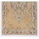 Fine Hand-Knotted Vintage Rug with Medallion Design in Neutral Tones. Fine Hand-Knotted Vintage Rug with Medallion Design in Neutral Tones.