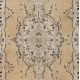 Fine Hand-Knotted Vintage Rug with Medallion Design in Neutral Tones. Fine Hand-Knotted Vintage Rug with Medallion Design in Neutral Tones.