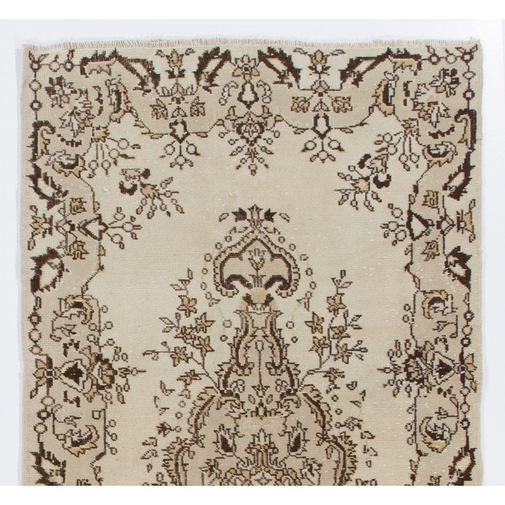 One of a Kind Floral Design Handmade Anatolian Rug