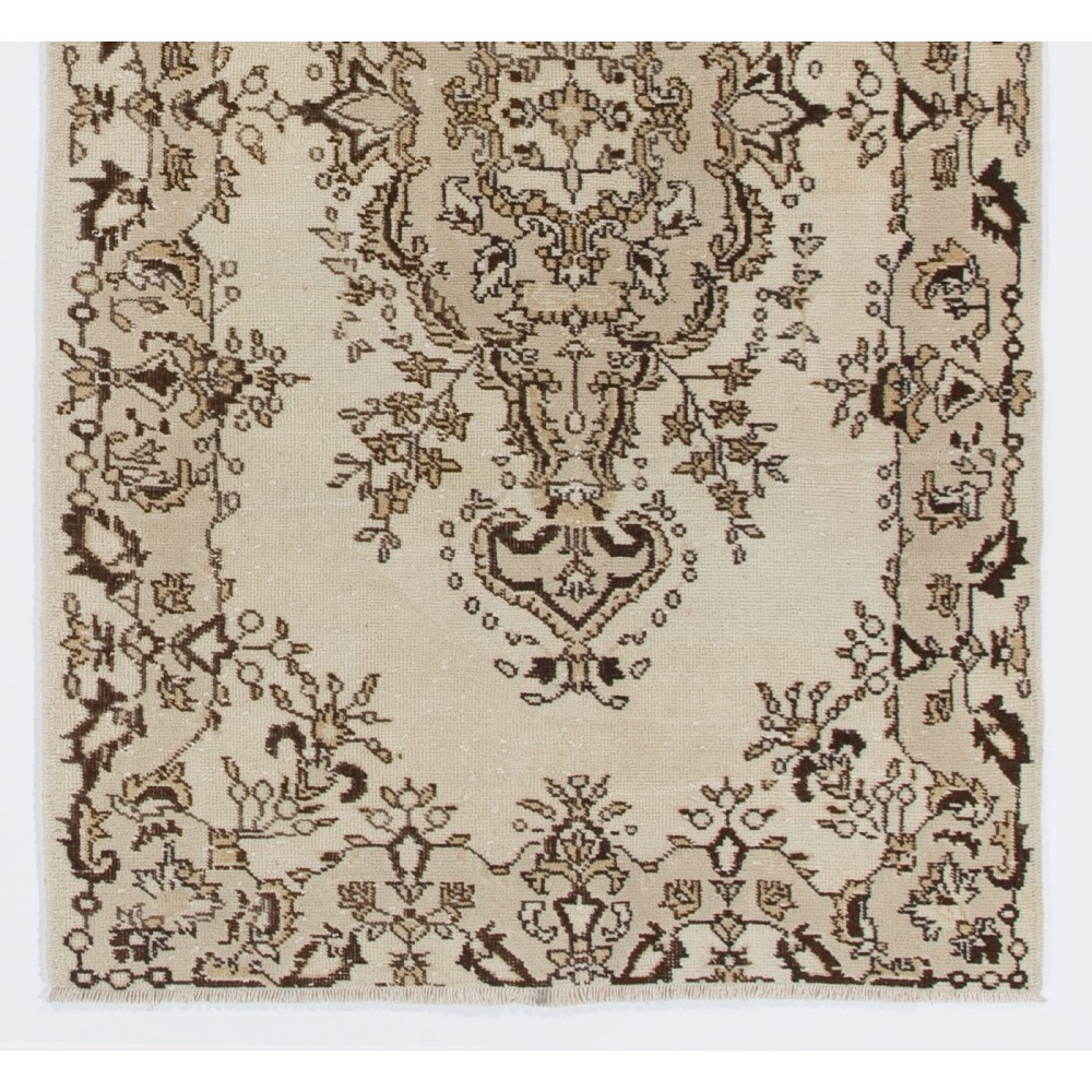 One of a Kind Floral Design Handmade Anatolian Rug