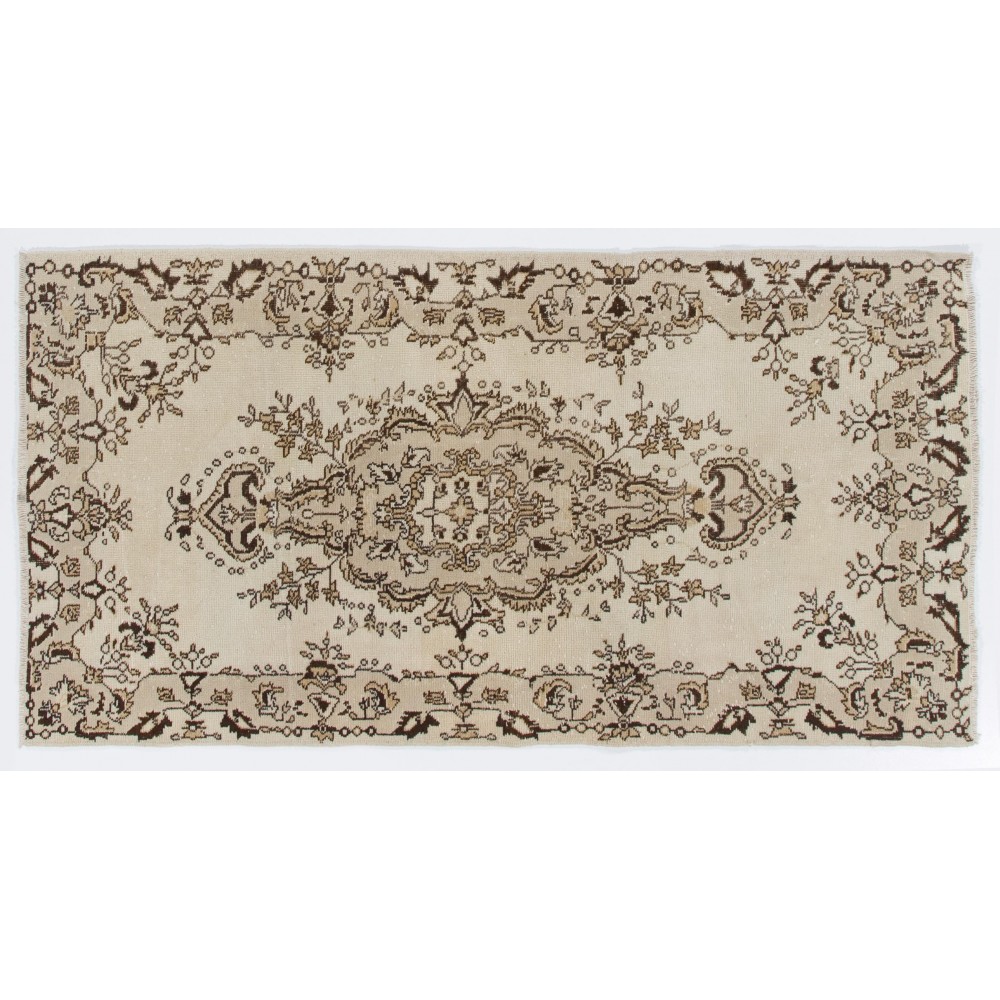 One of a Kind Floral Design Handmade Anatolian Rug