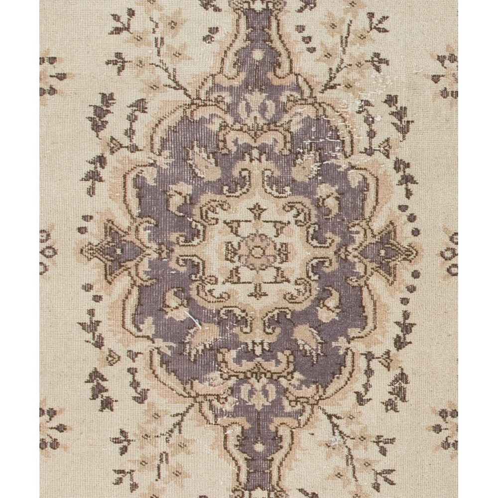 Vintage Medallion Design Handmade Turkish Rug