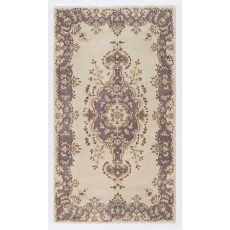 Vintage Medallion Design Handmade Turkish Rug
