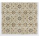 Vintage Floral Design Turkish Rug in Soft Colors. Handmade Carpet