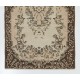 Handmade Floral Garden Design Anatolian Rug, ca 1960