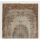 Antique Washed Vintage Turkish Oushak Rug. Wool Carpet. Floor Covering Antique Washed Vintage Turkish Oushak Rug. Wool Carpet. Floor Covering