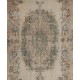 Antique Washed Vintage Turkish Oushak Rug. Wool Carpet. Floor Covering Antique Washed Vintage Turkish Oushak Rug. Wool Carpet. Floor Covering