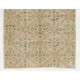 Authentic Vintage Handmade Turkish Oushak Rug
