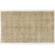 Authentic Vintage Handmade Turkish Oushak Rug
