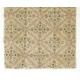 Hand-knotted Vintage Anatolian Rug with All-Over Floral Design. Wool Carpet, Floor Covering