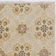 Vintage Turkish Deco Wool Rug, Handmade Floral Patterned Small Carpet