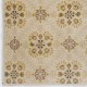 Vintage Turkish Deco Wool Rug, Handmade Floral Patterned Small Carpet