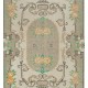 One-of-a-Kind Hand-Knotted Vintage Floral Design Rug