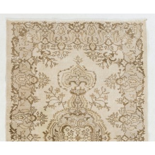 Vintage Handknotted Medallion Design Wool Accent Rug for Rustic, Country & Farmhouse Decor Vintage Handknotted Medallion Design Wool Accent Rug for Rustic, Country & Farmhouse Decor