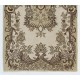 Vintage Anatolian Oushak Area Rug. Hand Knotted Carpet, Floor Covering