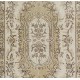 Vintage French Aubusson Design Rug in Neutral Colors, Wool Handmade Carpet