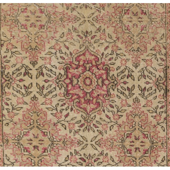 Fine Vintage Anatolian Rug in Soft Colors Fine Vintage Anatolian Rug in Soft Colors