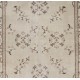 Art Deco Chinese Design Wool Rug in Beige, Brown, Taupe Colors, circa 1960