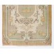 Vintage Handmade Floral Design Rug in French Style