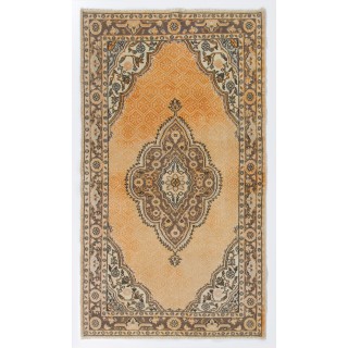 Vintage Handmade Turkish Oushak Rug