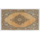Vintage Anatolian Oushak Rug. Hand Knotted Carpet, Floor Covering