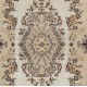 Hand-Knotted Vintage Turkish Area Rug with Medallion Design in Neutral Colors. Woolen Floor Covering Hand-Knotted Vintage Turkish Area Rug with Medallion Design in Neutral Colors. Woolen Floor Covering
