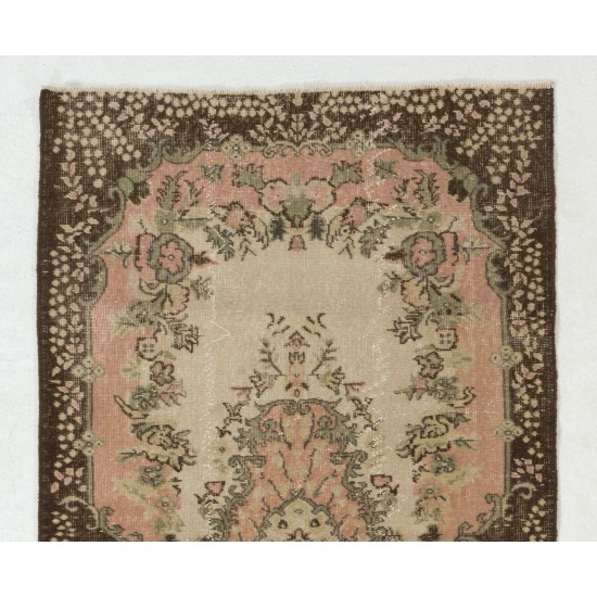 Antique Washed Vintage Turkish Oushak Rug. Wool Carpet. Floor Covering Antique Washed Vintage Turkish Oushak Rug. Wool Carpet. Floor Covering