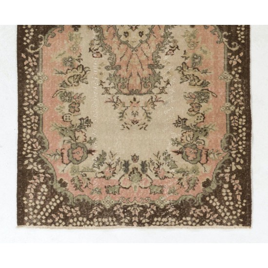 Antique Washed Vintage Turkish Oushak Rug. Wool Carpet. Floor Covering Antique Washed Vintage Turkish Oushak Rug. Wool Carpet. Floor Covering
