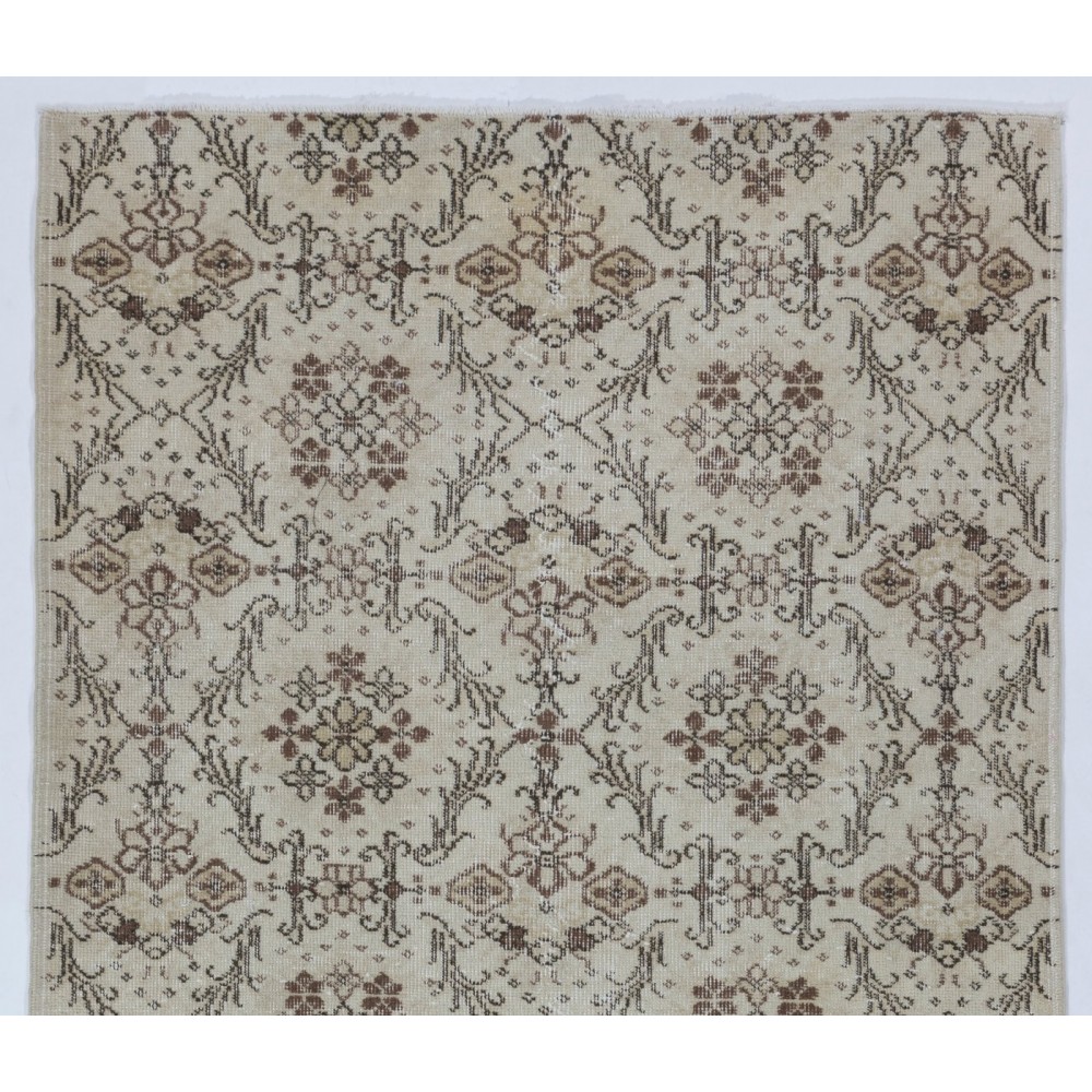 Vintage Handmade Turkish Accent Rug