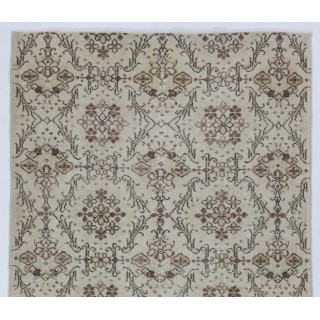 Vintage Handmade Turkish Accent Rug