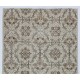 Vintage Handmade Turkish Accent Rug