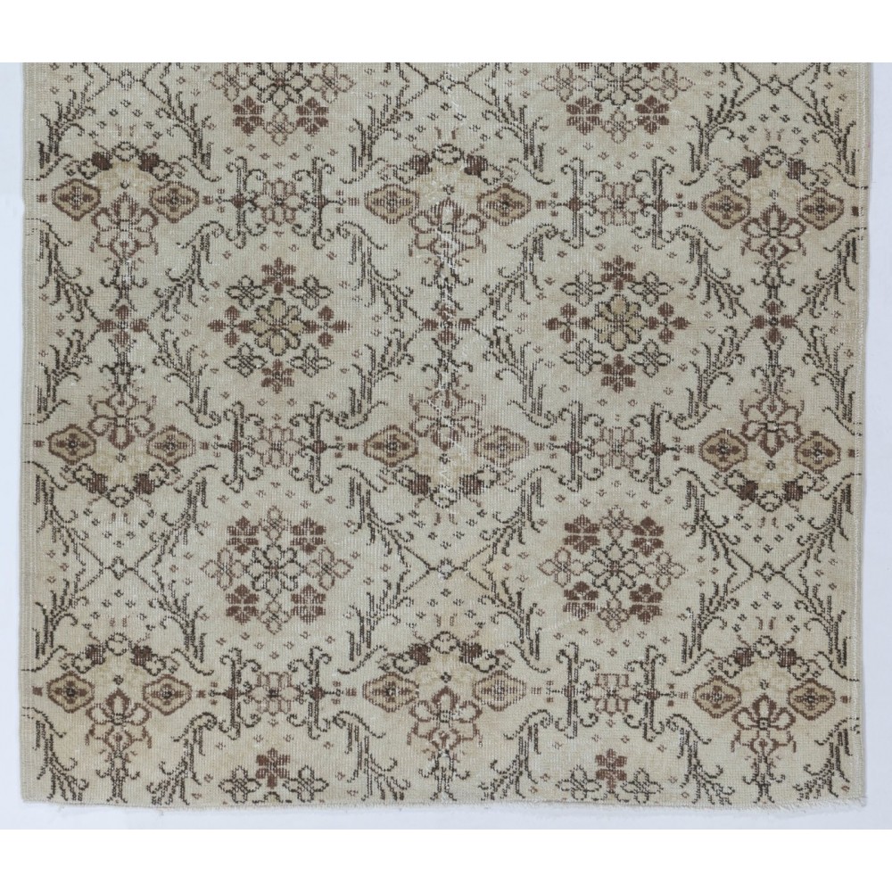 Vintage Handmade Turkish Accent Rug