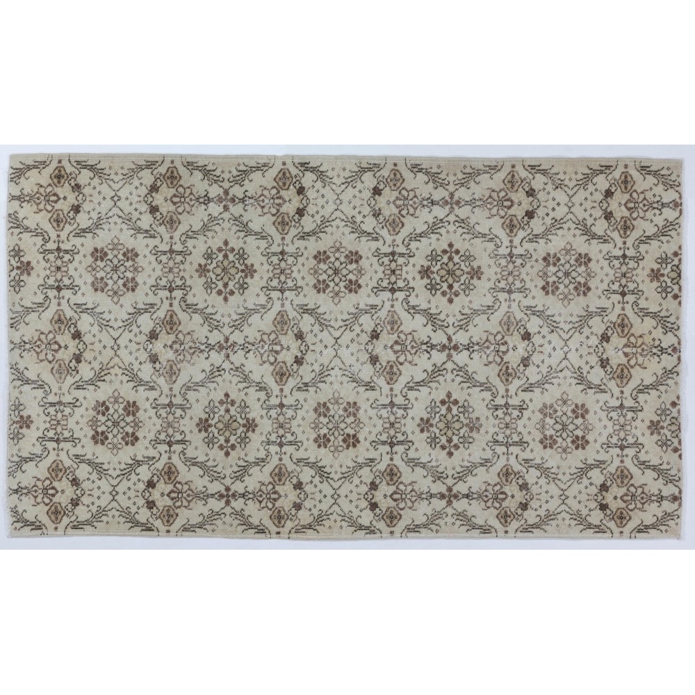 Vintage Handmade Turkish Accent Rug