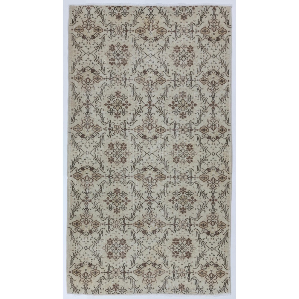 Vintage Handmade Turkish Accent Rug