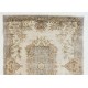 One of a Kind Floral Design Turkish Rug