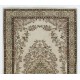 Vintage Handmade Anatolian Oushak Rug. Ideal for Office and Home Decor