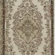 Vintage Handmade Anatolian Oushak Rug. Ideal for Office and Home Decor