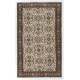 Floral Patterned Vintage Hand-Knotted Anatolian Oushak Rug Floral Patterned Vintage Hand-Knotted Anatolian Oushak Rug