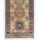 Vintage Anatolian Oushak Runner Rug. Hand Knotted Wool Rug for Hallway