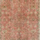 Vintage Anatolian Runner, Long Rug, Faded Red and Beige Colors