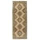 Vintage Handmade Hallway Runner. Kitchen Rug. Oushak Corridor Rug. Stair Rug